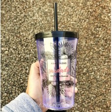 copo caldereta com tampa e canudo